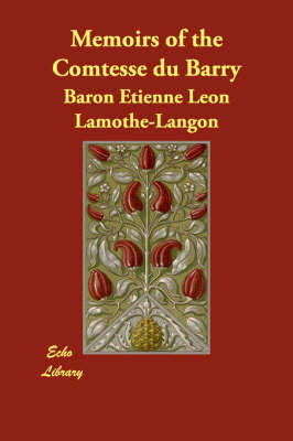 Book cover for Memoirs of the Comtesse du Barry