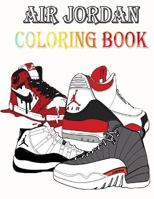 Book cover for Air Jordan Coloring Book