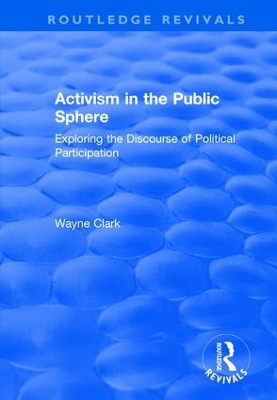 Book cover for Activism in the Public Sphere