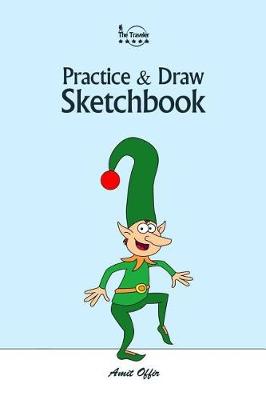 Book cover for Practice and Draw Sketchbook - Christmas