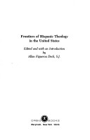 Book cover for Frontiers of Hispanic Theology in the US