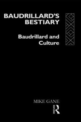 Cover of Baudrillard's Bestiary