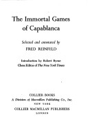 Cover of Immortal Games of Capablanca