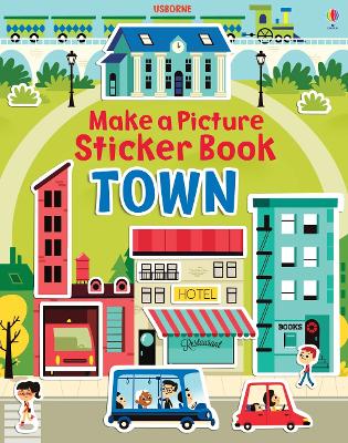 Book cover for Make a Picture Sticker Book Town