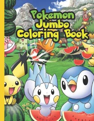 Book cover for pokemon jumbo coloring book