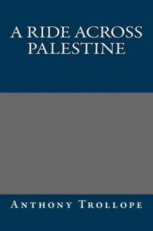 Cover of A Ride Across Palestine