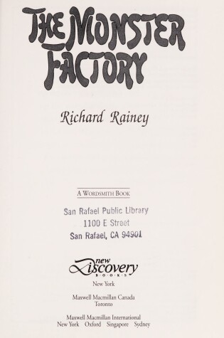 Cover of The Monster Factory