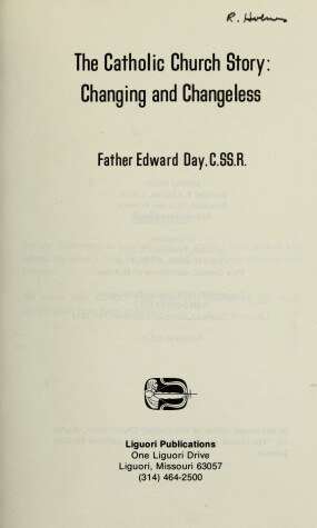 Book cover for Catholic Church Story