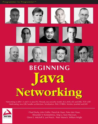 Book cover for Beginning Java Networking