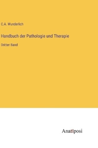 Cover of Handbuch der Pathologie und Therapie