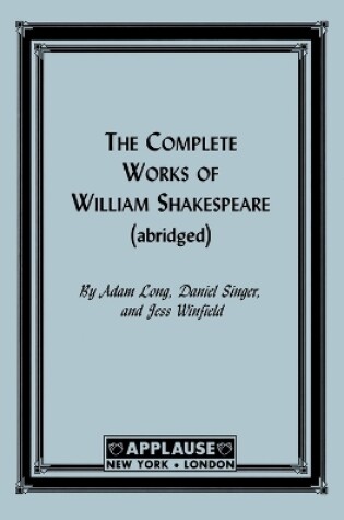 Cover of The Complete Works Of William Shakespeare