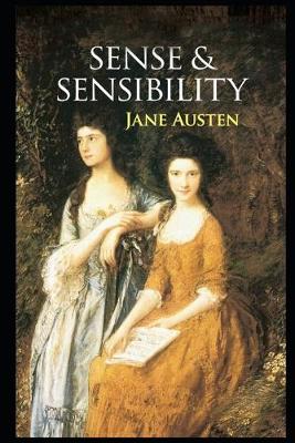 Book cover for Sense and Sensibility By Jane Austen (Fiction & Romance novel) "Complete Unabridged & Annotated Version"