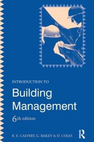 Cover of Introduction to Building Management