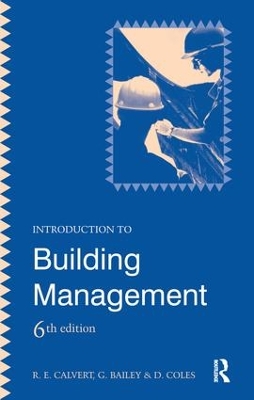Book cover for Introduction to Building Management