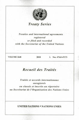 Book cover for Treaty Series 2648