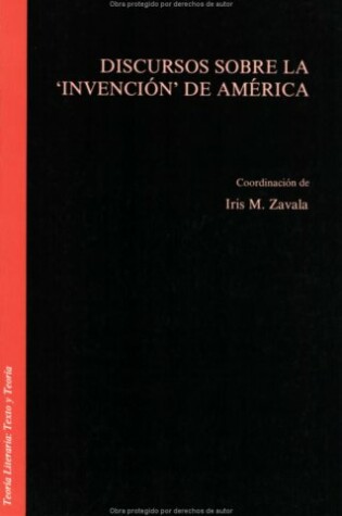 Cover of Discursos sobre la 'invencion' de America