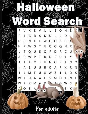 Cover of Halloween Word Search for adults