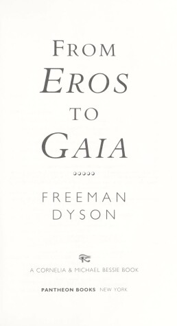 Book cover for From Eros to Gaia