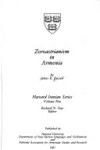 Book cover for Zoroastrianism in Armenia