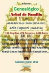 Book cover for Arbol de Familia Capucci Dallal Informe Genealogico