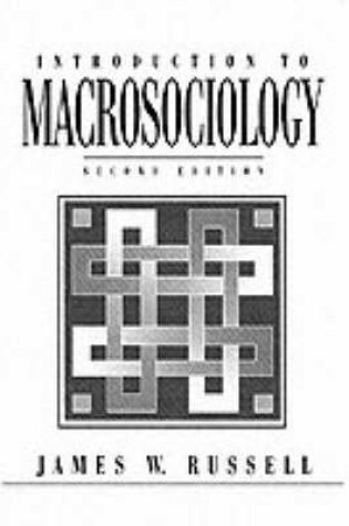 Cover of Introduction to Macrosociology