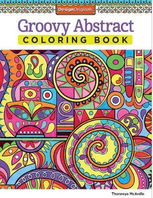 Book cover for Groovy Abstract Coloring Book