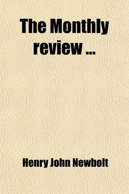 Book cover for The Monthly Review (Volume 8)