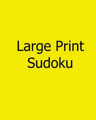 Book cover for Large Print Sudoku