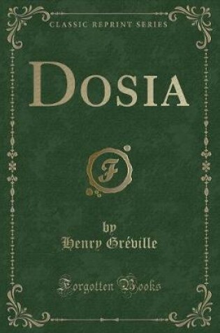 Cover of Dosia (Classic Reprint)