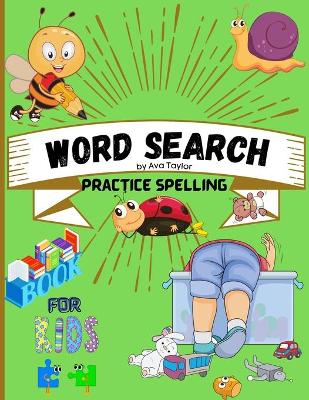 Book cover for Word search practice spelling book for kids