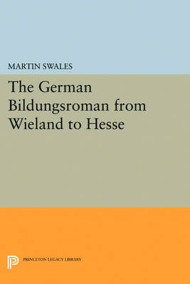 Cover of The German Bildungsroman from Wieland to Hesse