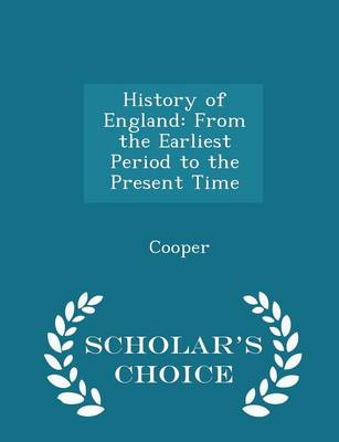 Book cover for History of England