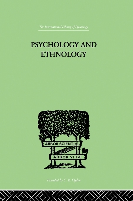 Book cover for Psychology and Ethnology