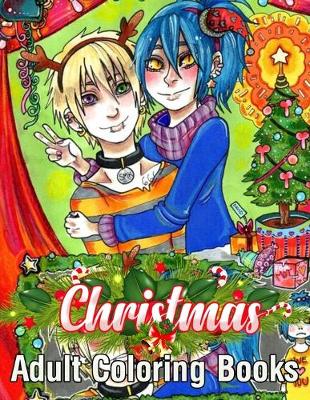 Book cover for Christmas Adults Coloring Books