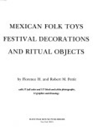 Cover of Mexican Folk Toys