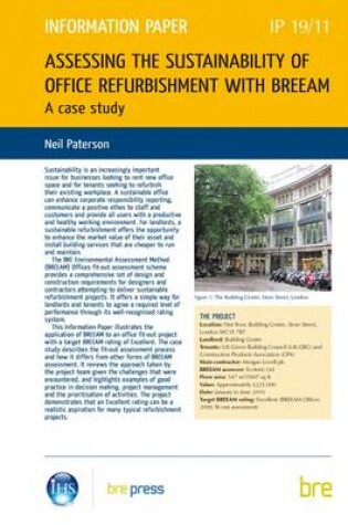 Cover of Assessing the Sustainability of Office Refurbishment with BREEAM