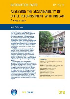 Book cover for Assessing the Sustainability of Office Refurbishment with BREEAM