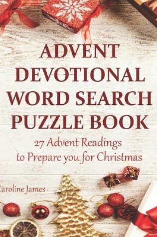 Cover of Advent Devotional Word Search Puzzle Book