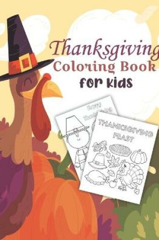 Cover of Thanksgiving Coloring Book for kids