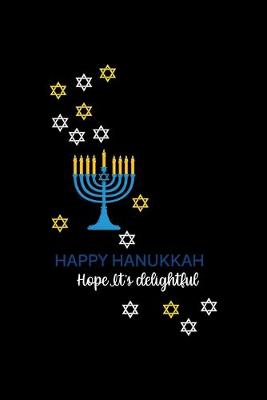 Book cover for Happy Hanukkah Hope It's Delightful