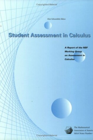 Cover of Student Assessment in Calculus