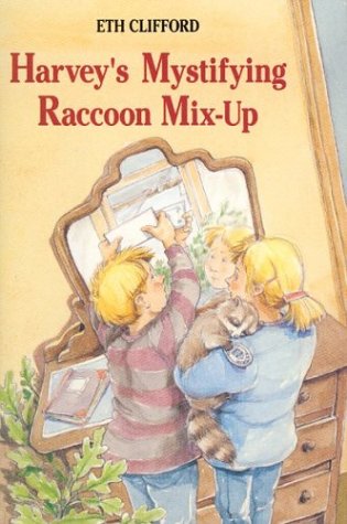 Book cover for Harvey's Mystifying Raccoon Mix-up