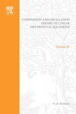 Book cover for Comparison and Oscillation Theory of Linear Differential Equations