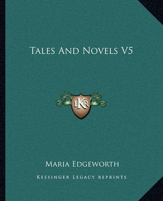 Book cover for Tales and Novels V5