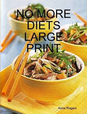 Book cover for No More Diets Large Print