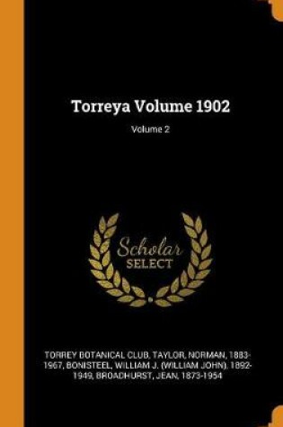 Cover of Torreya Volume 1902; Volume 2
