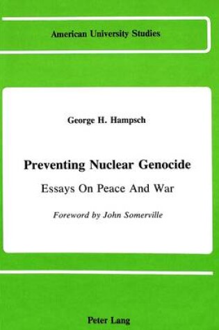 Cover of Preventing Nuclear Genocide