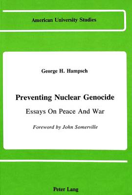 Book cover for Preventing Nuclear Genocide