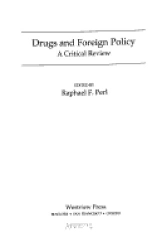 Cover of Drugs And Foreign Policy