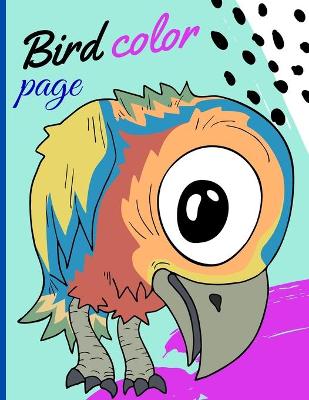 Book cover for Bird color page